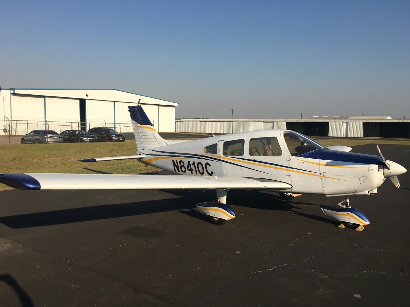 1976 Piper Warrior PA28-151 instrument trainer at Ozark-Blackwell Airport (71J)